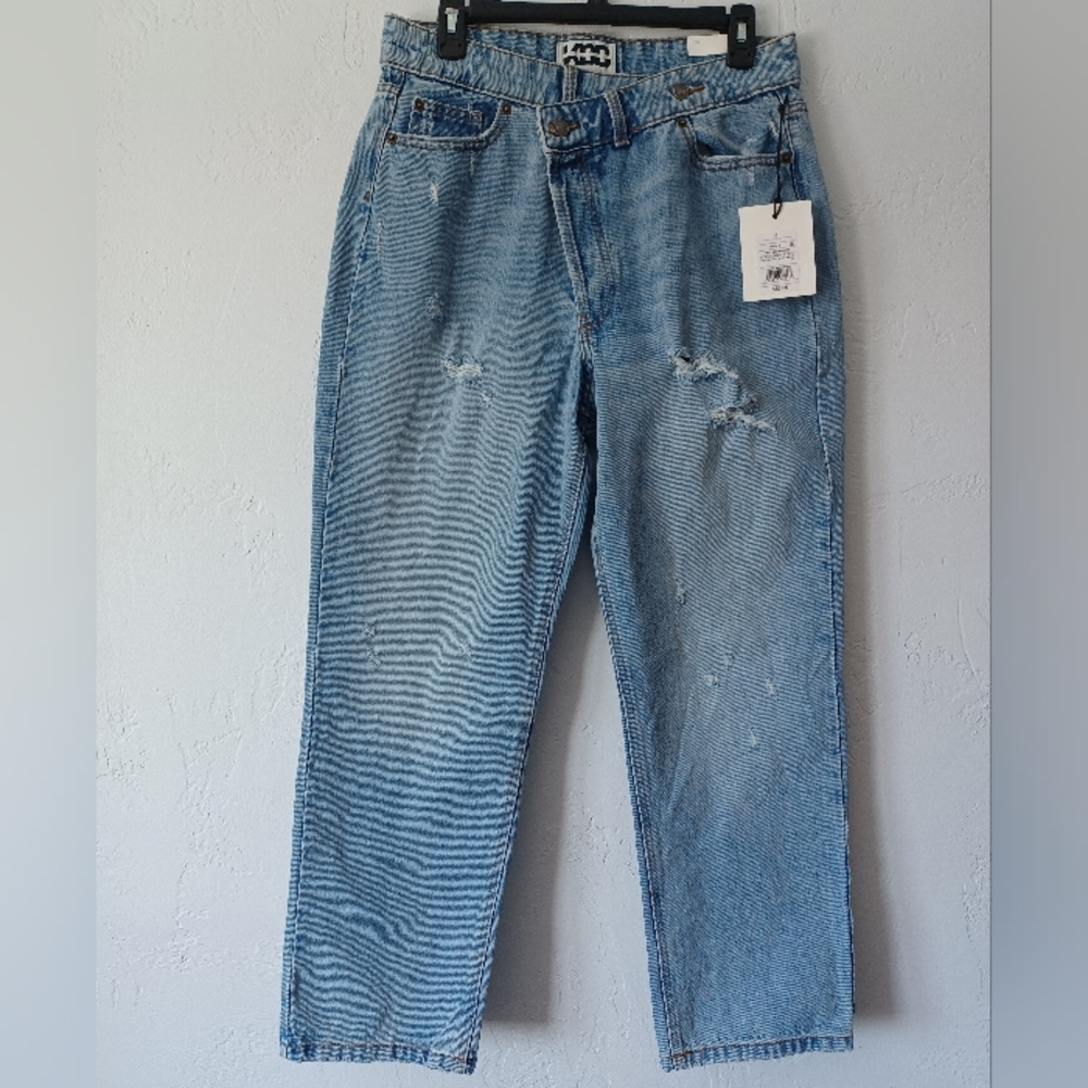 NWT KBB By Kahlana Asymetrical Waistband Jeans